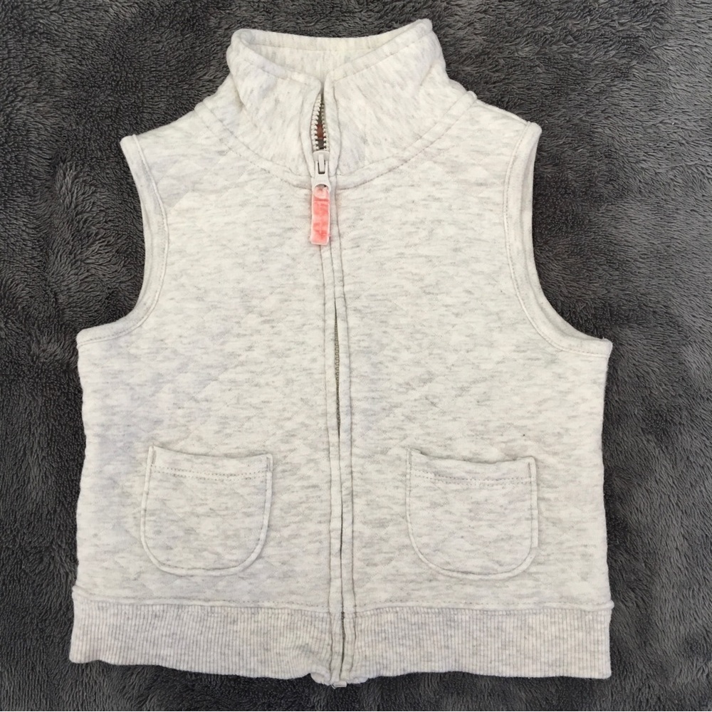 Carter’s Grey 12mo Quilted Jersey Vest